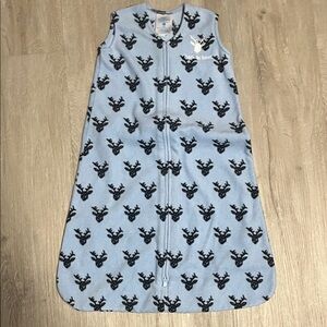 Blue Deer Print Kids Sleep Sack